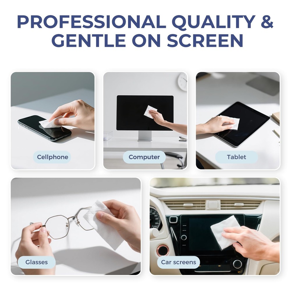 80 Electronics Cleaning - Non Screen Cleaner, Streak Touchscreen Cleaning for...