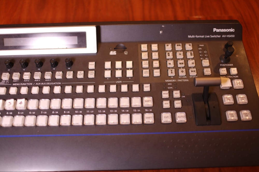 Panasonic Video Switcher (AV-HS450C1N & AV-HS450U1N) Controller + Mainframe READ
