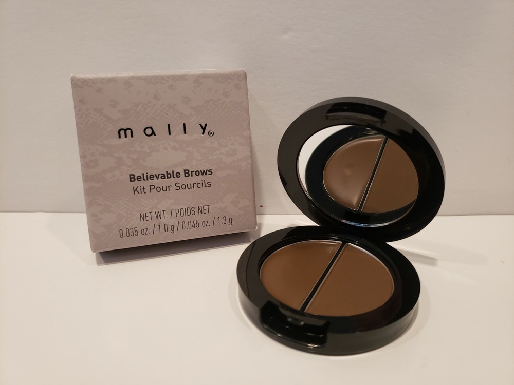 Mally Believable Brows Wax & Powder Sable 0.08 Oz Total
