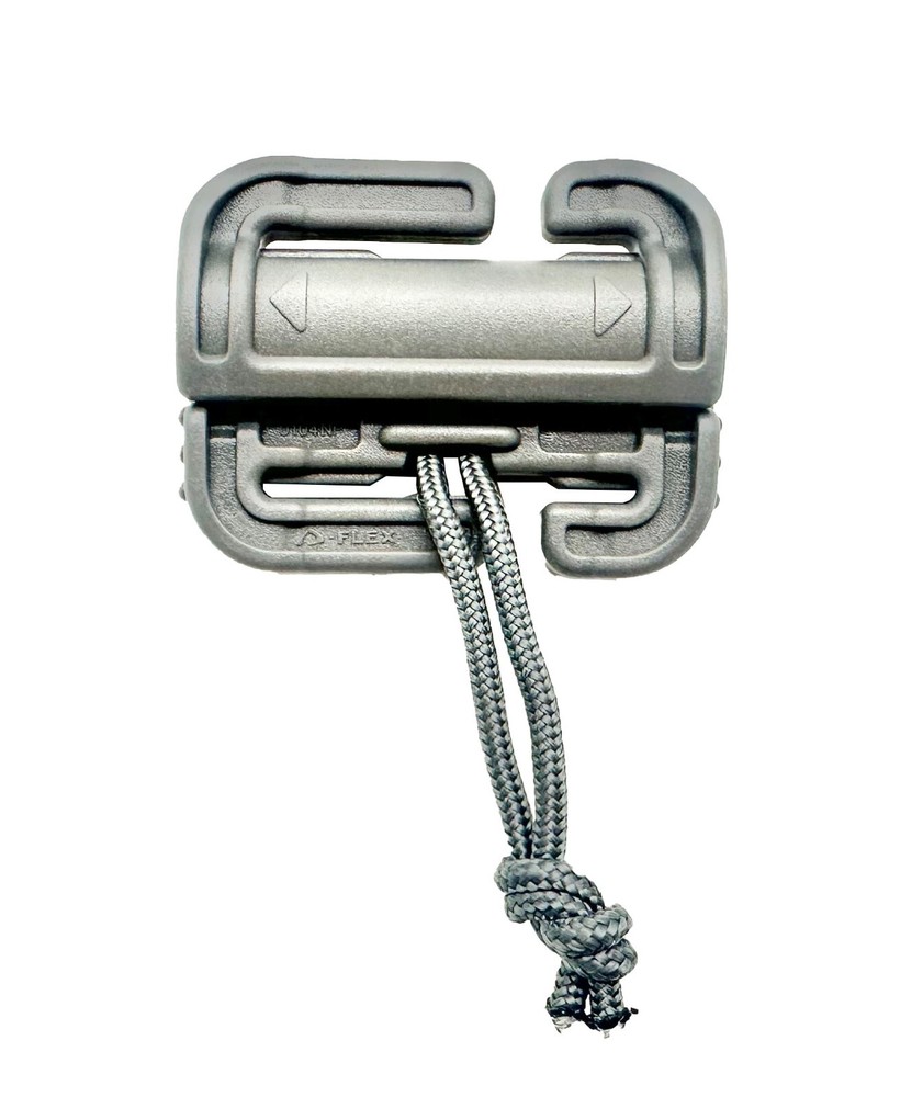 Duraflex Quick Attach Split Bar Quick Release Buckle Tubes - Wolf Grey