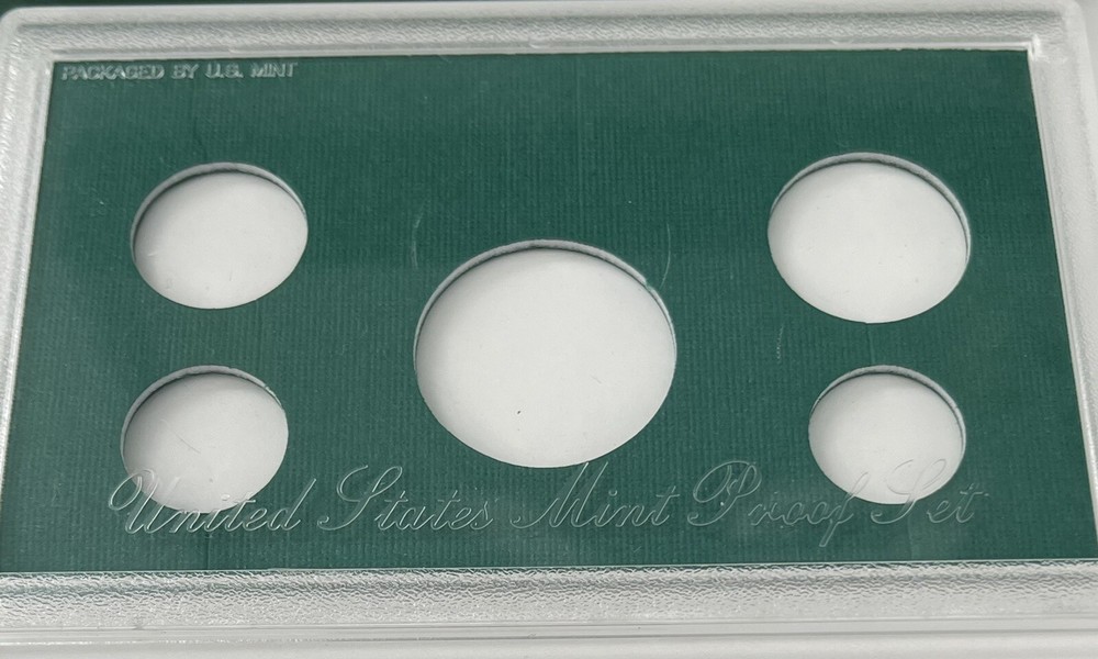 1997 Empty - Replacement United States Mint Proof Set Packaging "No Coins"