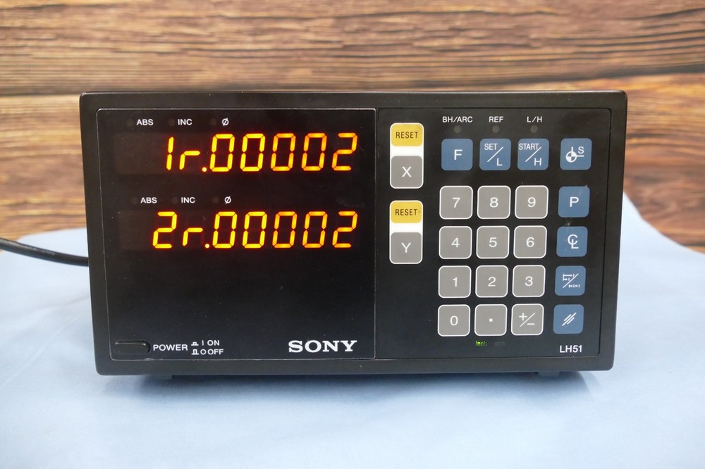 SONY LH51-2 DIGITAL COMPACT MILLING MACHINE DISPLAY COUNTER UNIT