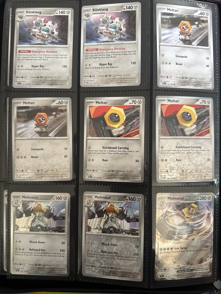 Complete Stellar Crown Base Set With Holos + EX + Energies!