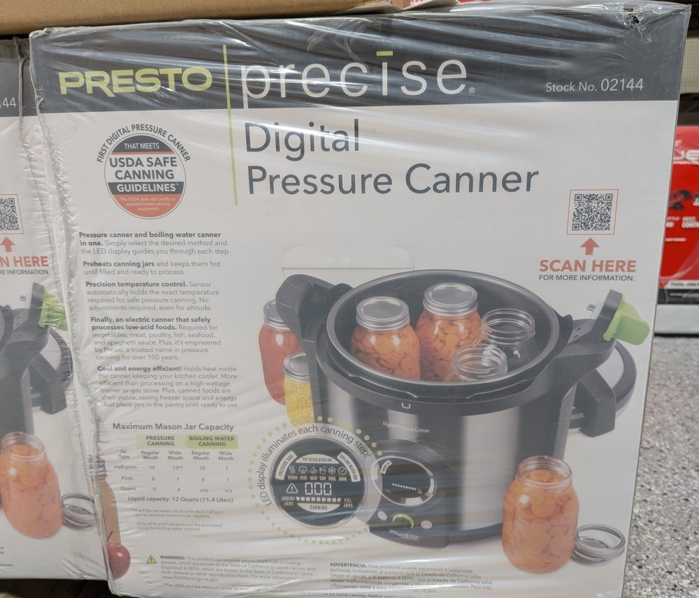 PRESTO Precise Digital Pressure Canner 02144 12 Quart