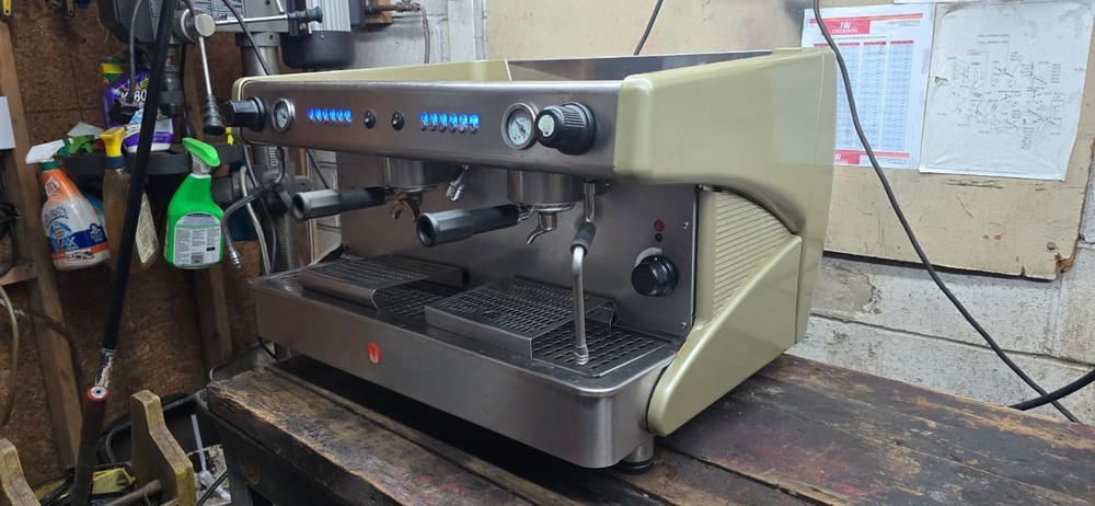 VFA 2 group Espresso Coffee Cappuccino Machine Programmable Auto Dose