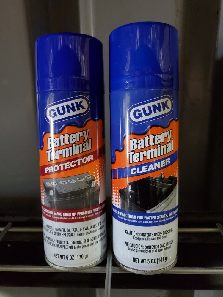 *2PACK* Gunk Battery Terminal Cleaner & Battery Terminal Protector BUNDLE