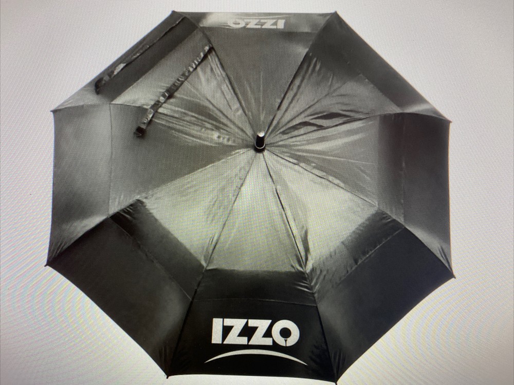 Izzo 56" Black Golf Umbrella ~ New with Tags