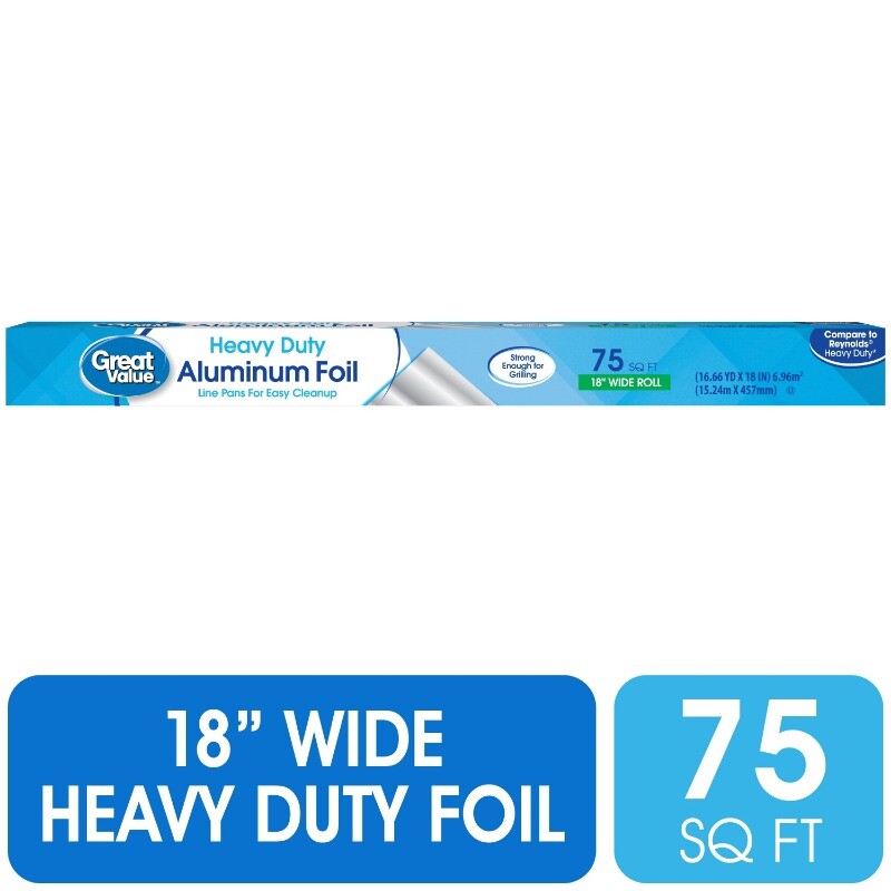 Heavy Duty Aluminum Foil, 75 Sq ft