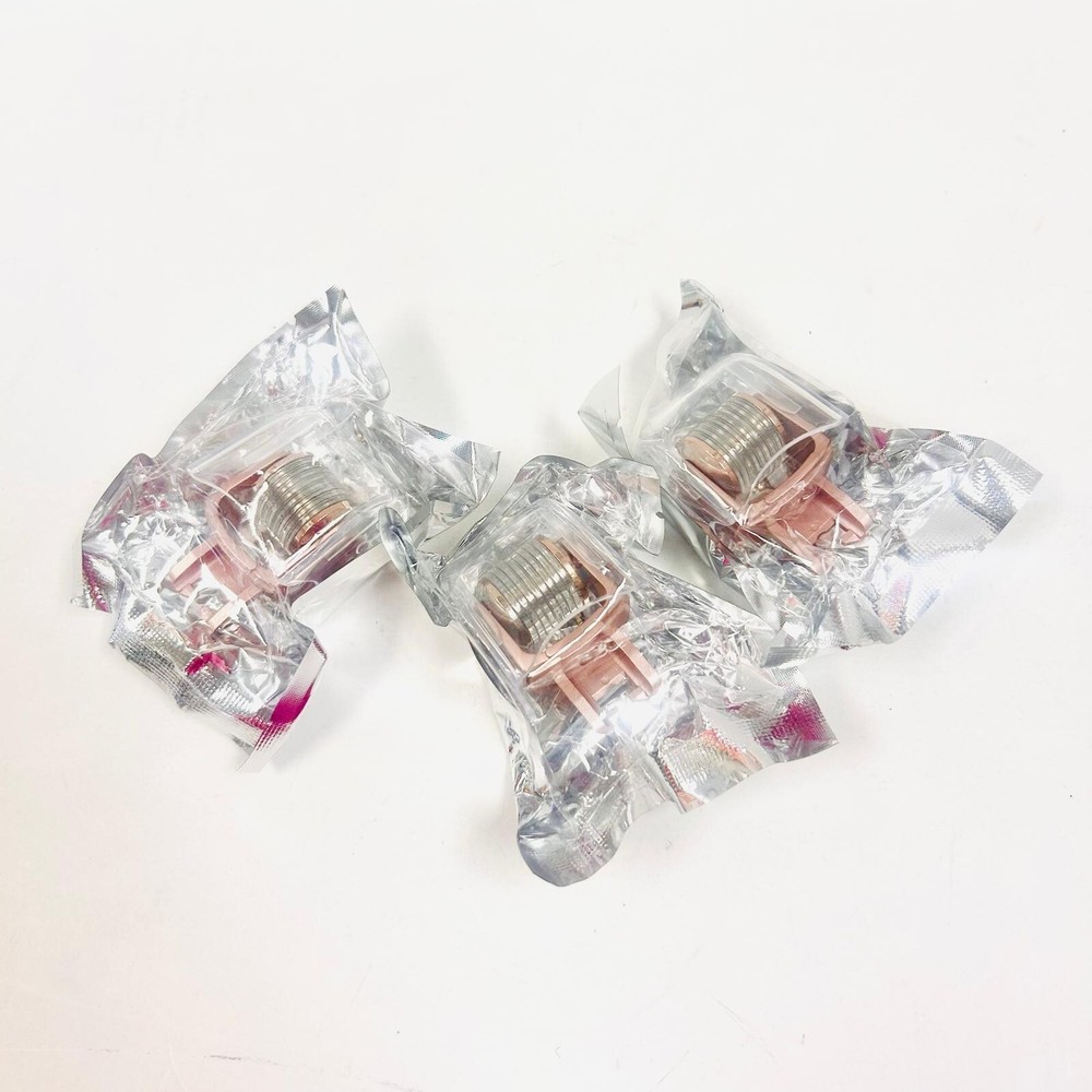 (3-Pack) BeautyBio GloPro Face Microtip Replacement Attachment Head-Rose Gold