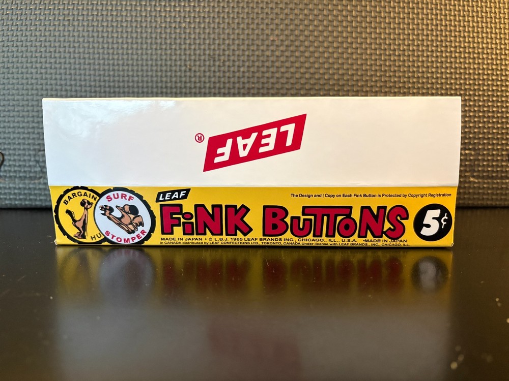 Fink Buttons - Empty custom design display box