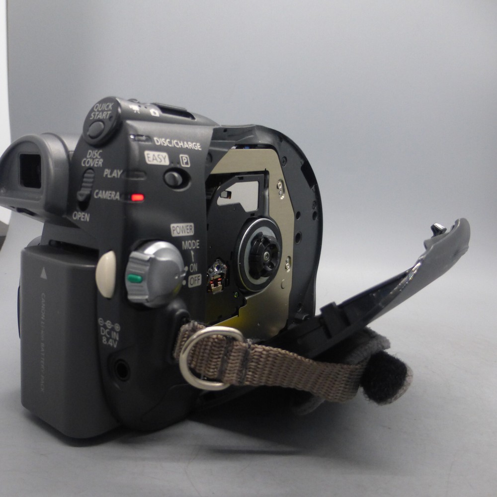 Canon DC320 Handheld DVD-RW Camcorder Silver Tested