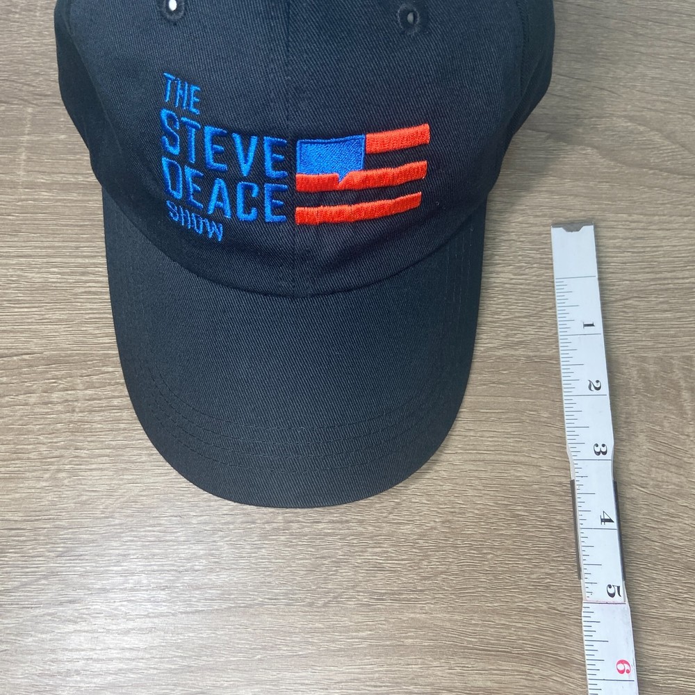 The Steve Deace Show Hat Cap Strap Back One Size Black Mens Adjustable Elevate