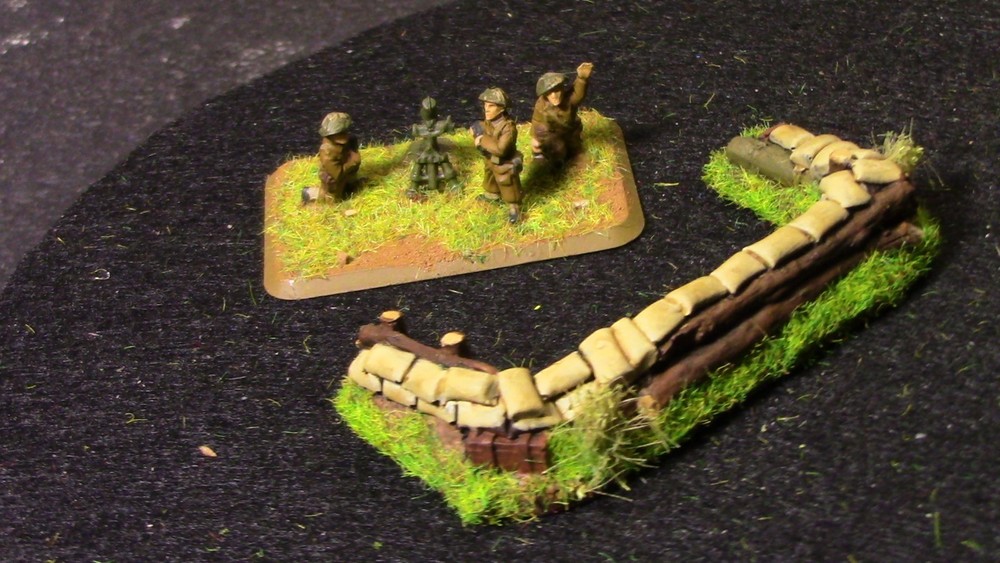 🔥 15mm Pro-Painted Baueda WW2 Dug out emplacement Medium#3