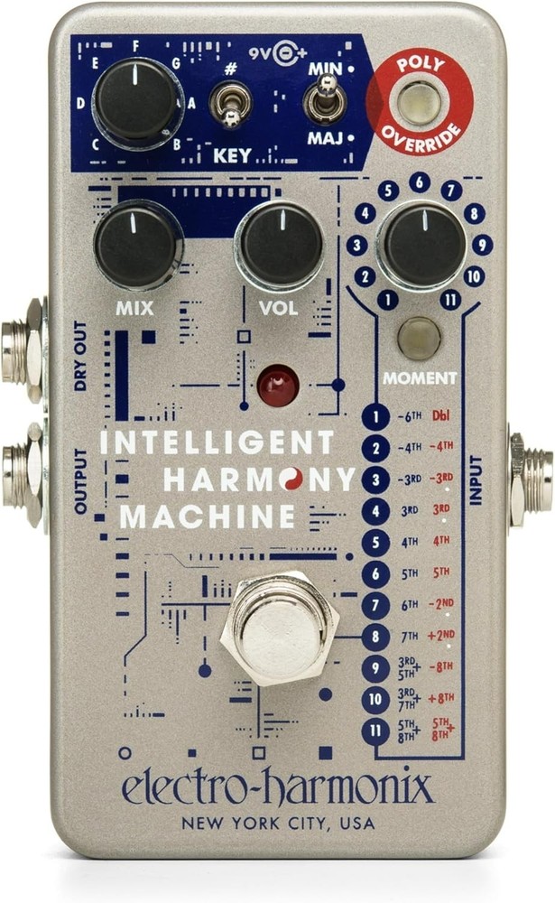 EHX Electro-Harmonix Intelligent Harmony Machine Harmonizer/Pitch Effects Pedal