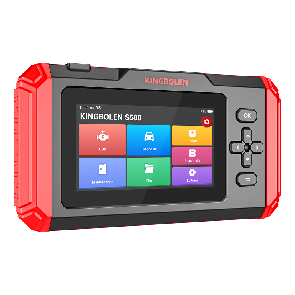 2024 Kingbolen S500 Car Diagnostic Tool OBD2 Scanner ABS SRS Code Reader AD500
