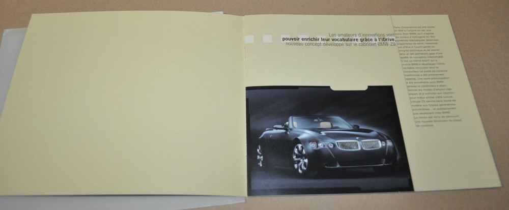 2000 BMW i Drive Brochure Prospekt FR