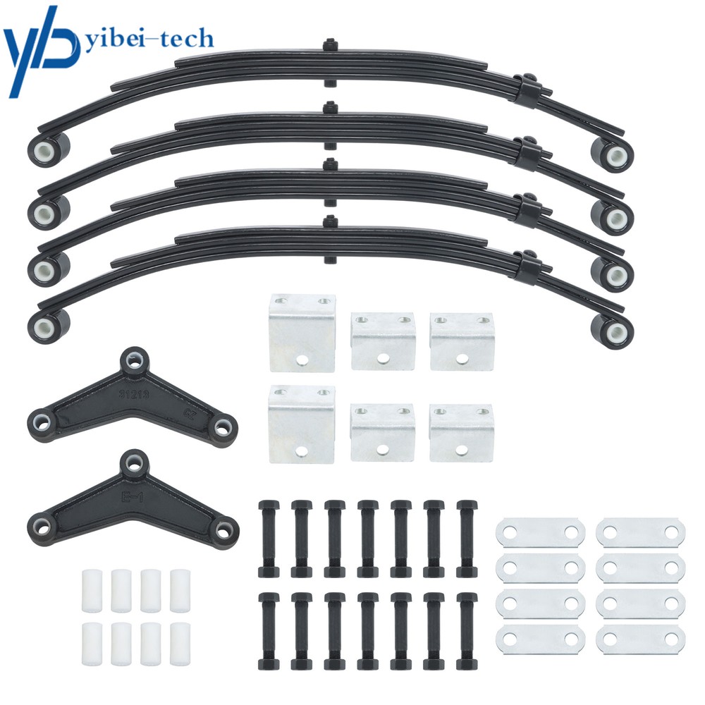 5000lbs 5K Tandem Trailer Axle Suspension Kit 2500lbs Leaf Spring & Hanger Kit