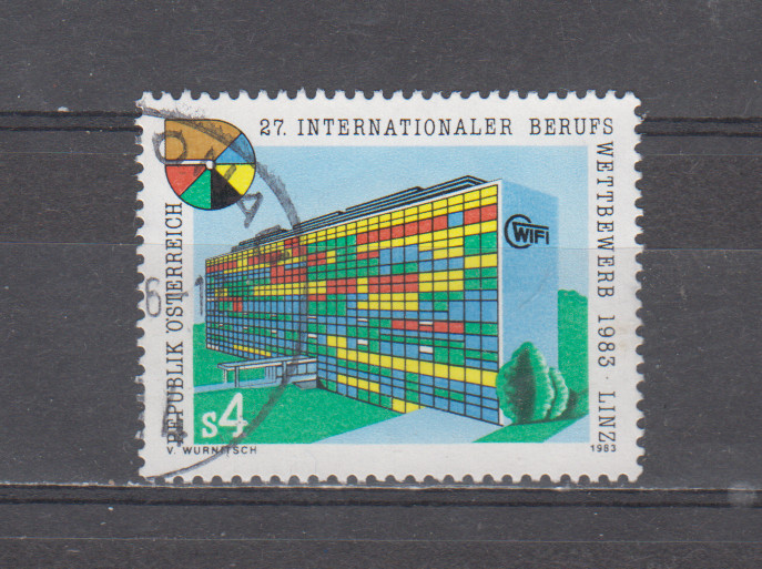 AUSTRIA :  1983 - USED  - SCOTT # 1249  ARCHITECTURE