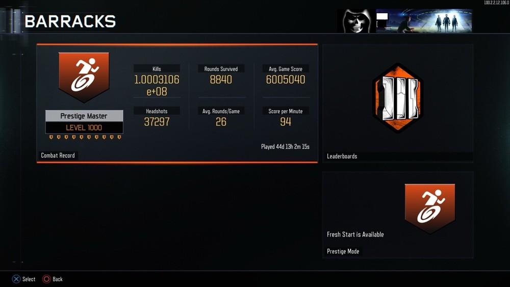 BLACK OPS 3 | LEVEL 1000 + UNLOCK ALL | MULTIPLAYER + ZOMBIES | PS4/5