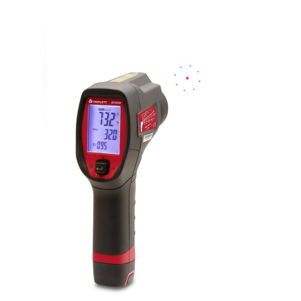 IR Thermometer with UV Leak Detection