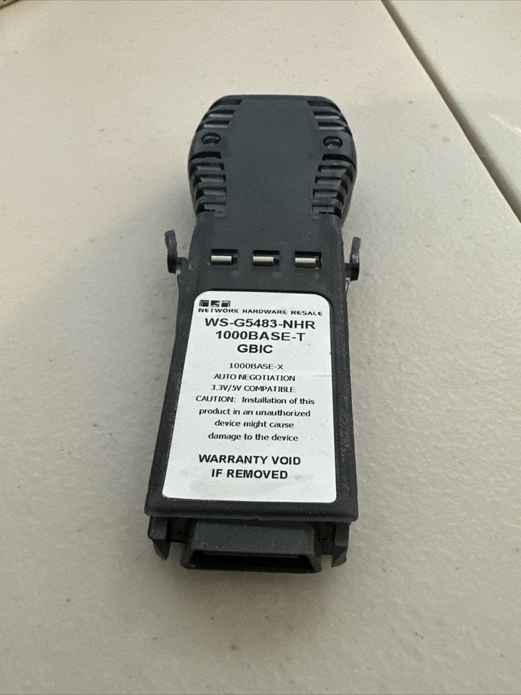 Cisco 1000Base-T GBIC Catalyst Transceiver Module (WS-G5483)