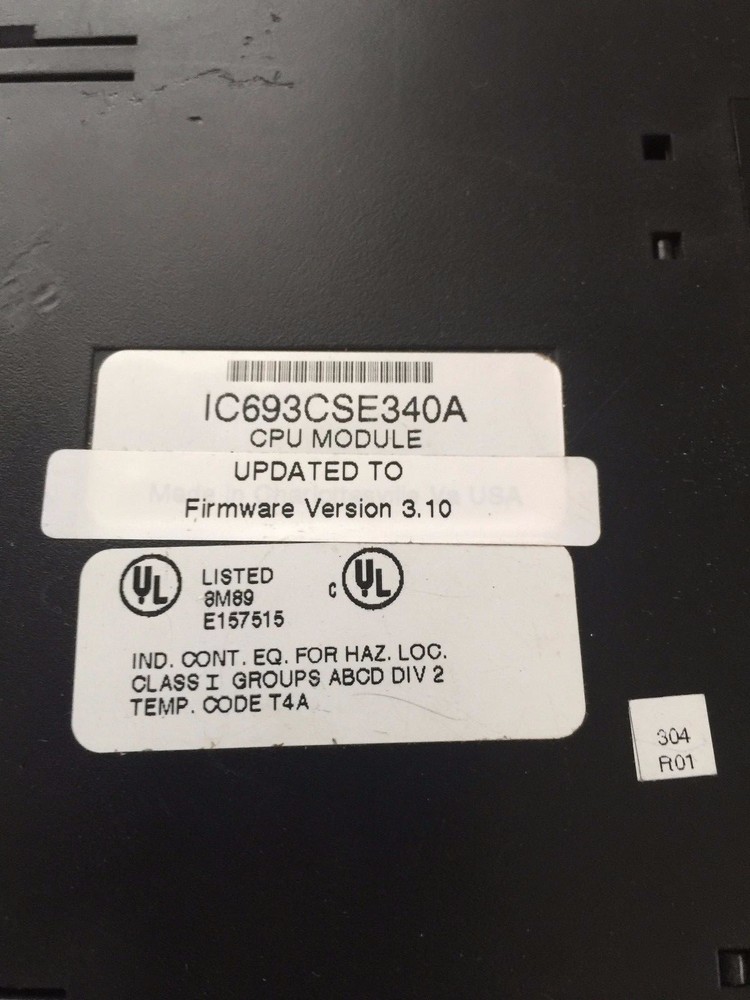FANUC CPU MODULE STATE LOGIC IC693CSE340A