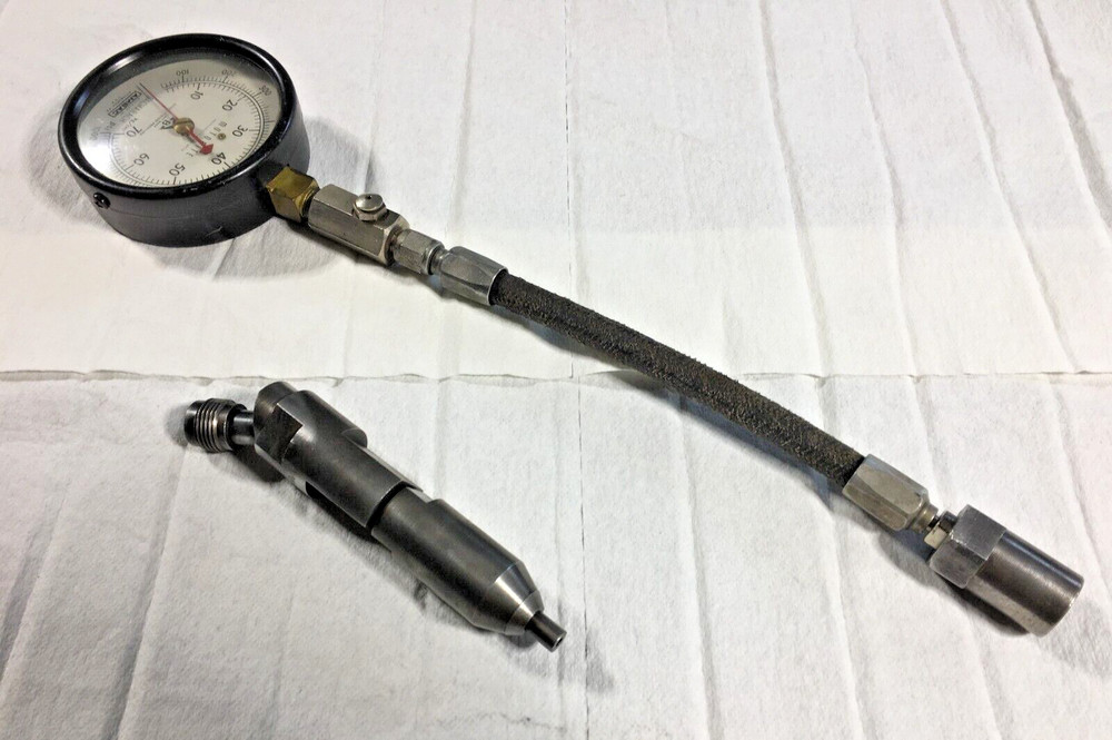 Motorite/Ambec 1000 PSI Compression Test Gauge W/ D-500 Adapter