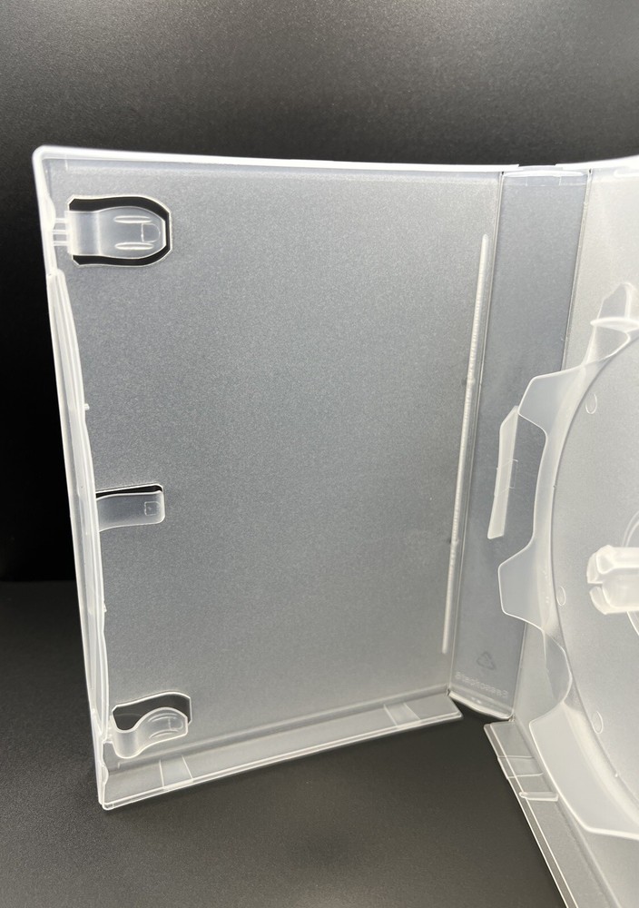 20 Premium 27mm 8 Discs Stackcase DVD Case, Frosty Clear, Sleeve, D8FC-1HUB(P1)