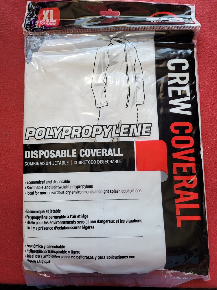 SAS XL Polypropylene Disposable Painting Coverall