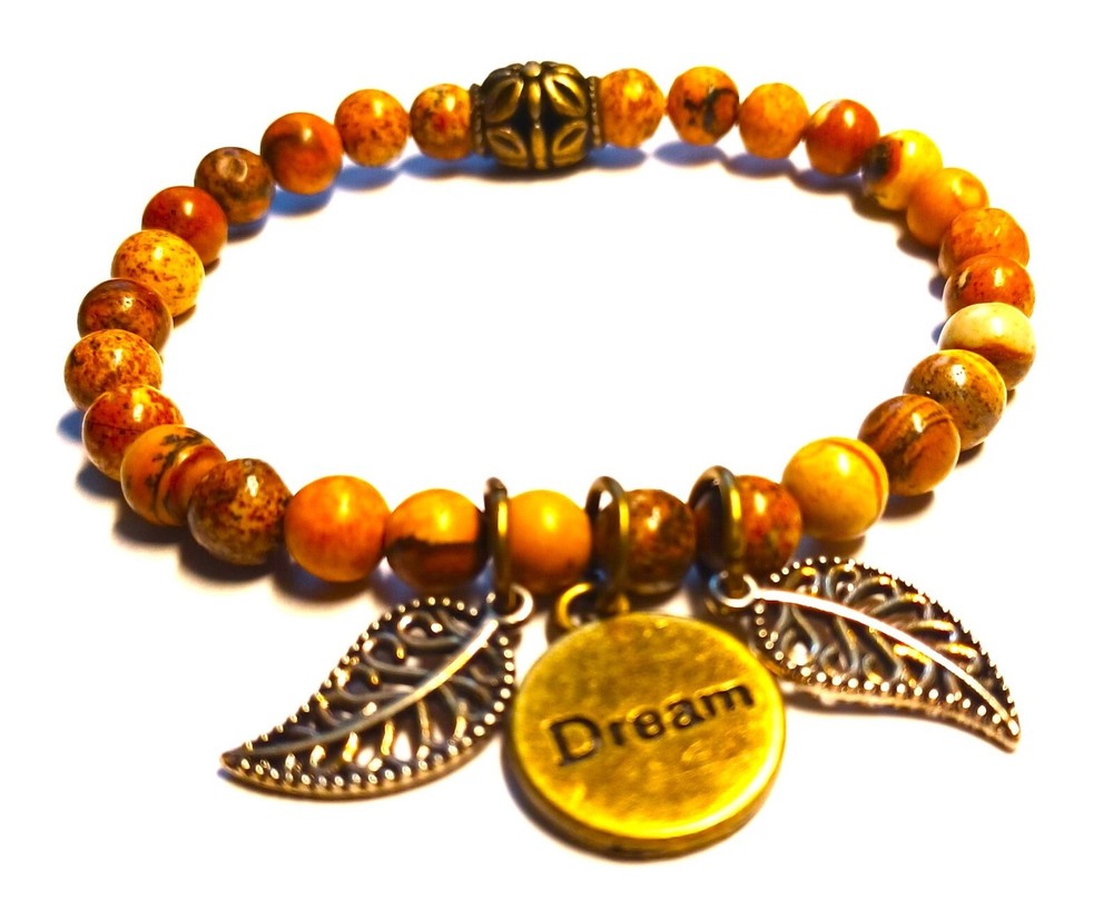 Stretchy Dream Charm Beaded Bracelet