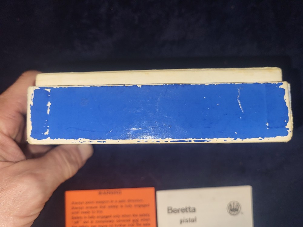 Beretta Model 21 Box And Paperwork.