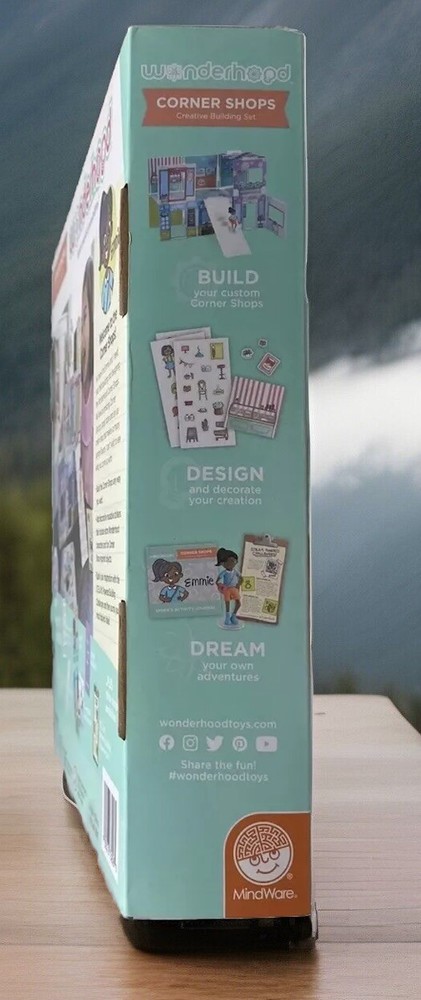 NIB MindWare Wonderhood Corner Shops Creativity STEM Building Activity Designing