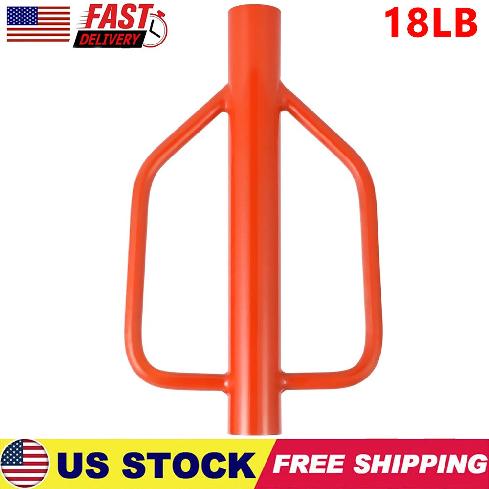 Fence Post Driver 18 LB T Post Driver with Handle Heavy Duty Hand Post Pounder