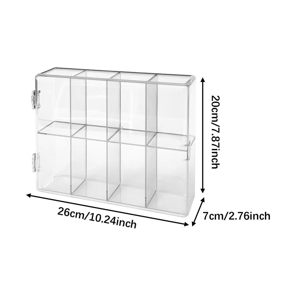Figures Display Case Clear Display Case Protective Desktop Stand Stackable