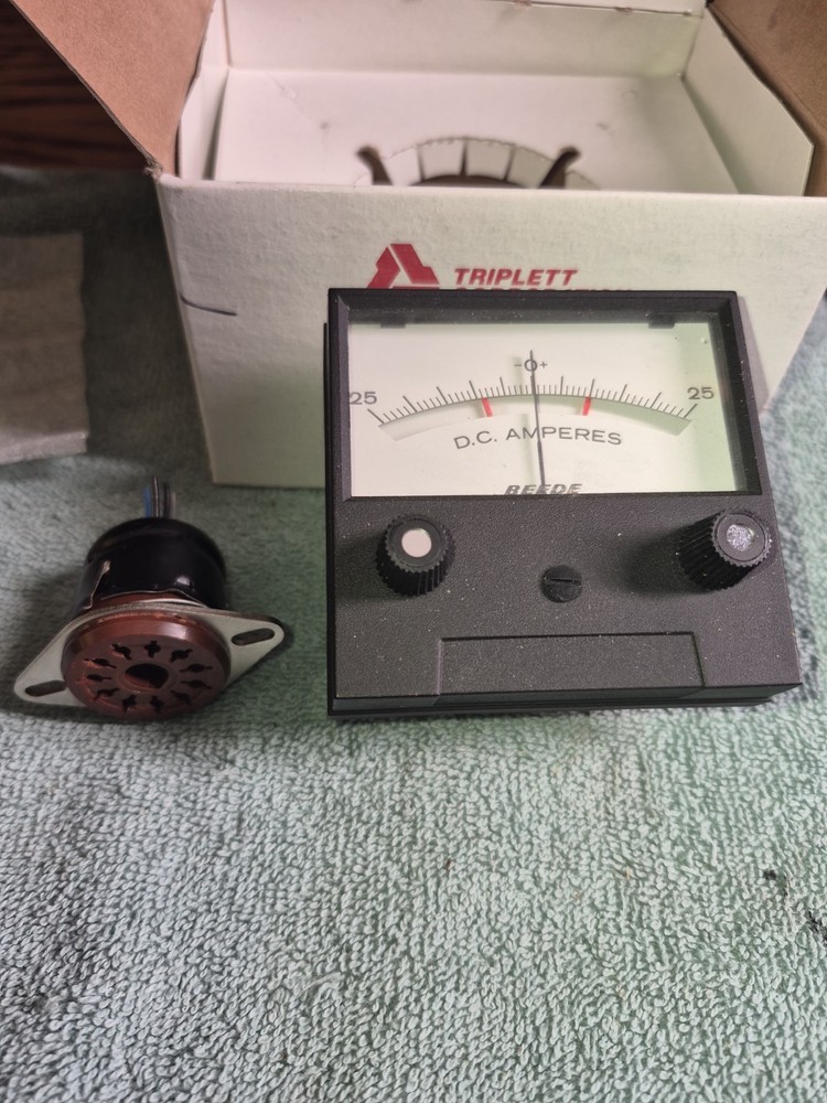Beede Digital Amp Meter With Limits And Receptacle