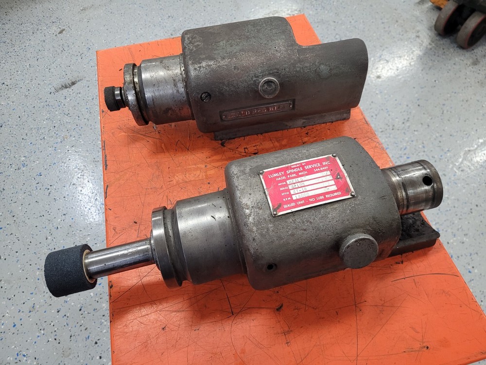 TWO HEALD RED HEAD GRINDING SPINDLES