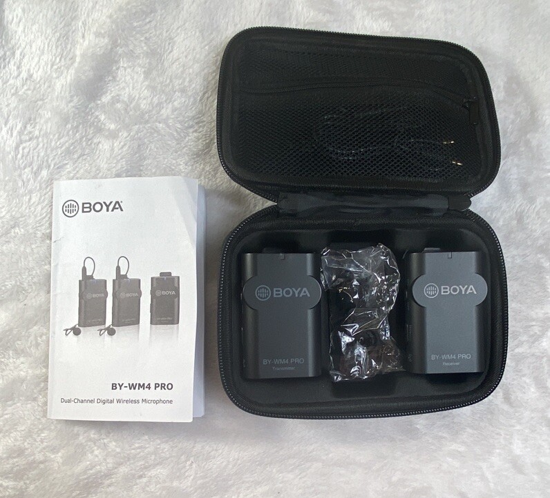 BOYA BY-WM4 Pro Digital Wireless Microphone Kit Transmitter/Receiver DualChannel