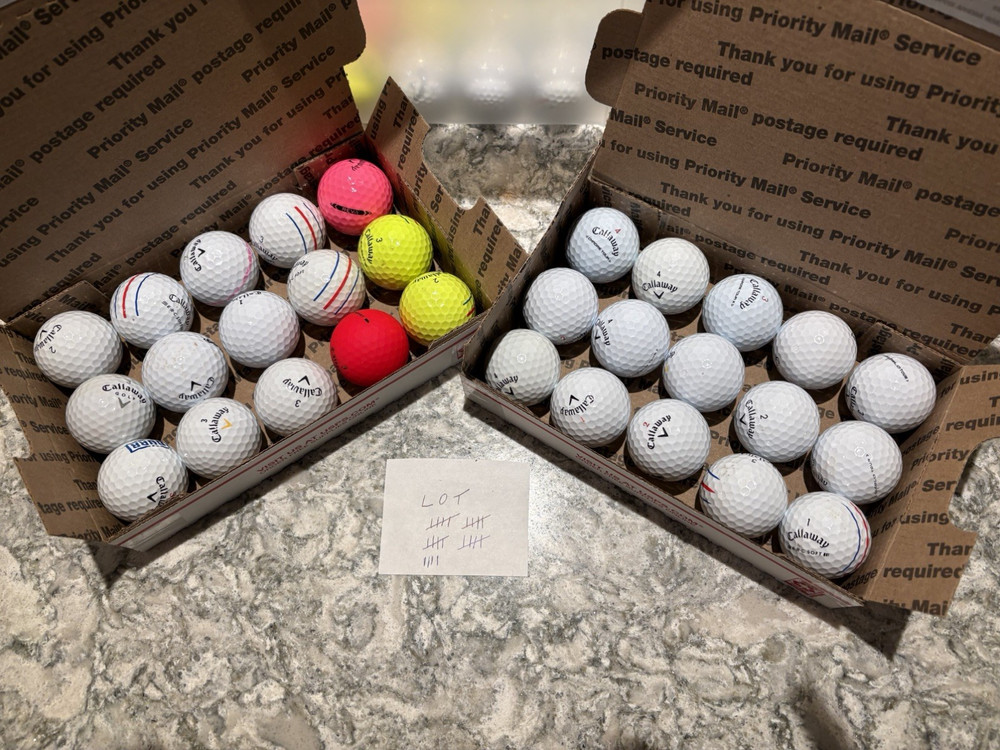 30 Callaway Assorted Mint (AAAAA) Used Golf Balls
