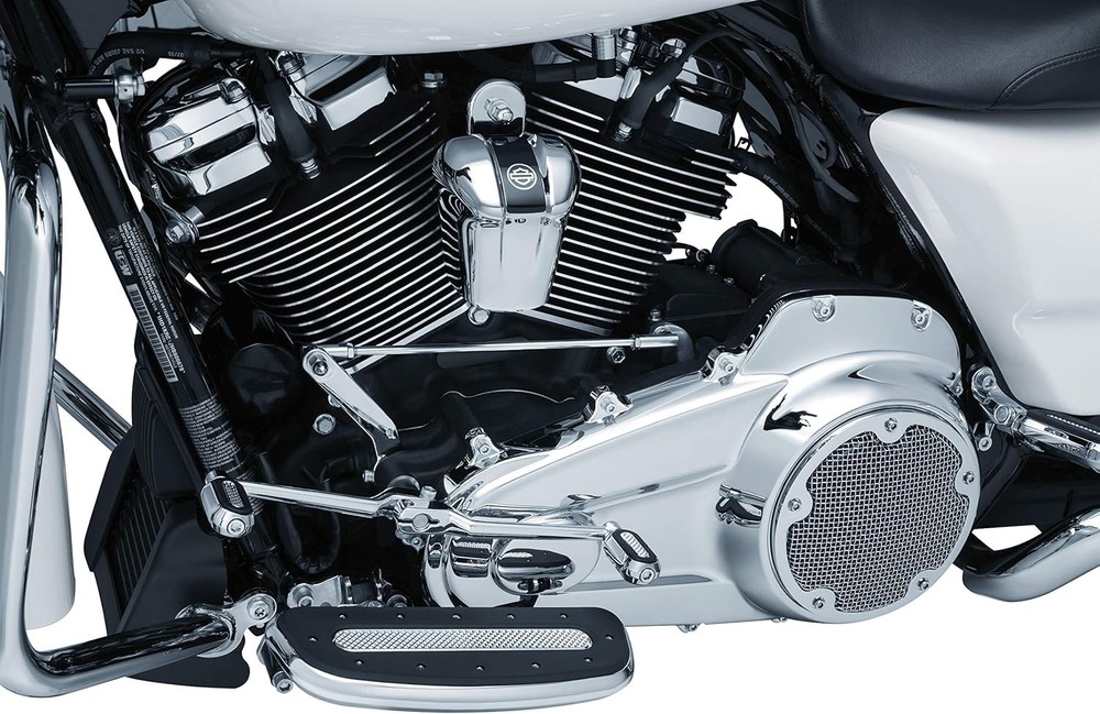 6413 Motorcycle Accent Accessory: Precision Inner Primary Chrome
