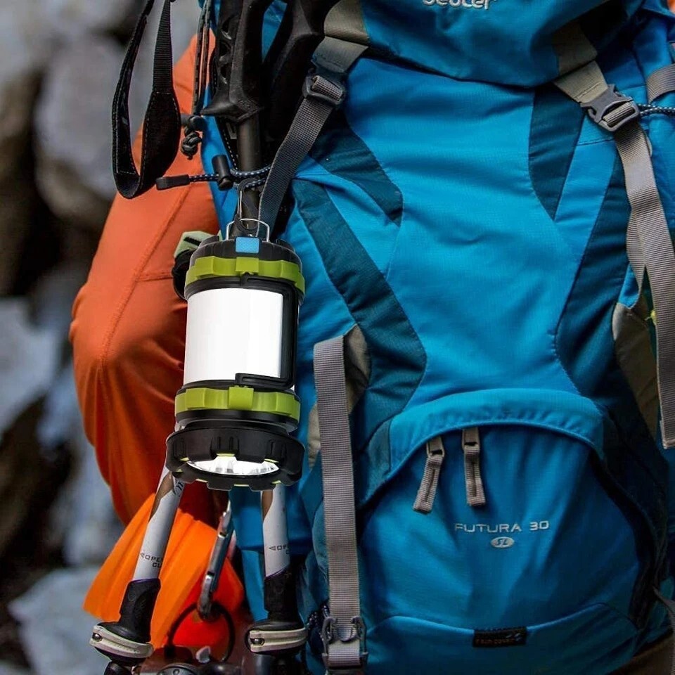 LED Camping Lantern USB Rechargeable Camping Tent Light Lamp Flashlight Portable