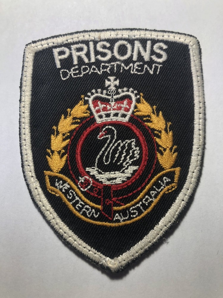 West Australia WA Prisons Department Corrections Patch