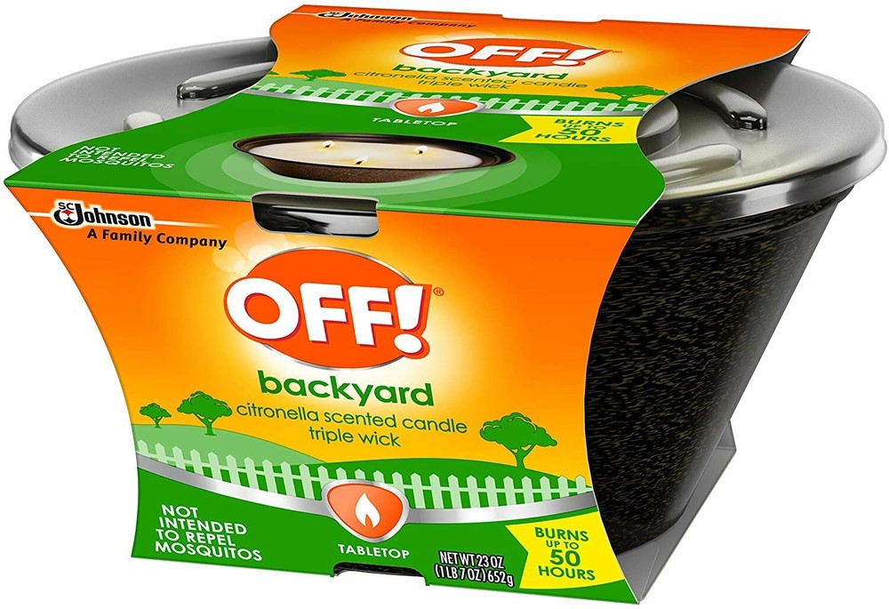 OFF! Citronella Tabletop Bucket 18 Ounce (3)