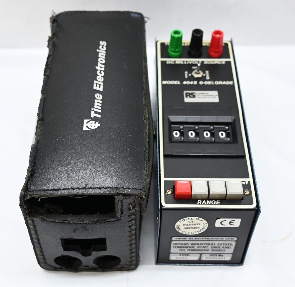 Time Electronics 404S DC Millivolt Source Multi Function Calibrator With Case