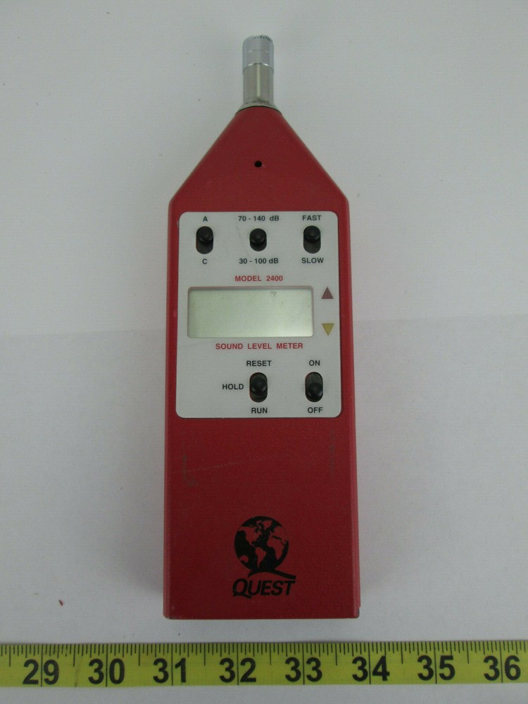 Quest Technologies Sound Level Meter Model 2400 Handheld Test Device