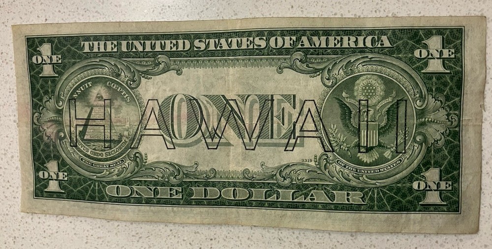1935-A $1 HAWAII NOTE ✪ VF VERY FINE ✪ SILVER CERTIFICATE