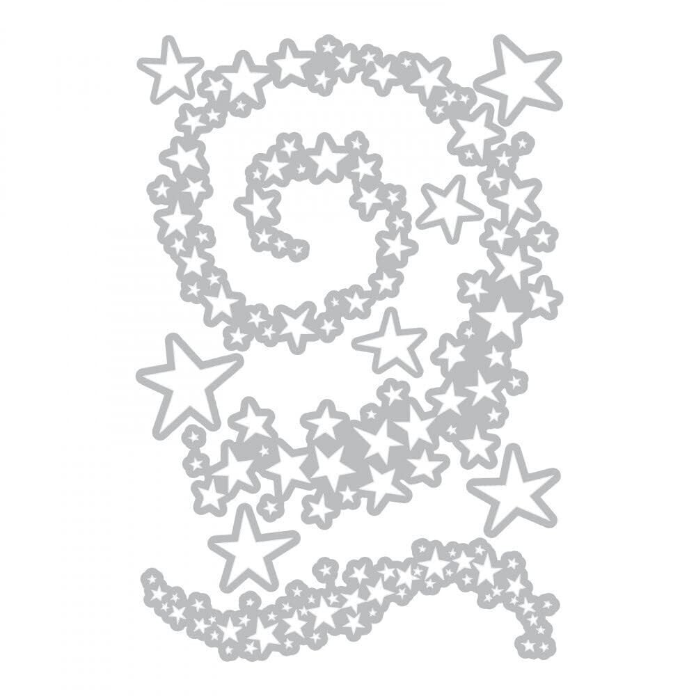 Swirling Stars Sizzix Thinlits Thin Metal Star Die Set by Tim Holtz 663095 NEW!