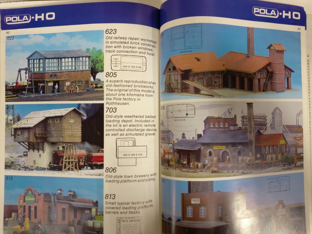 POLA 1983 Model Construction Kits HO-N Catalog