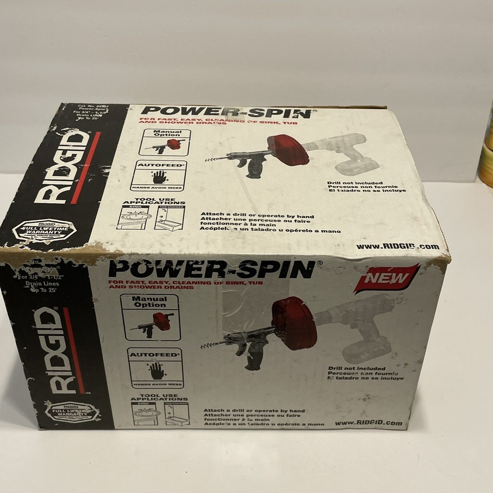 Ridgid 88387 POWER SPIN Drain Cleaner