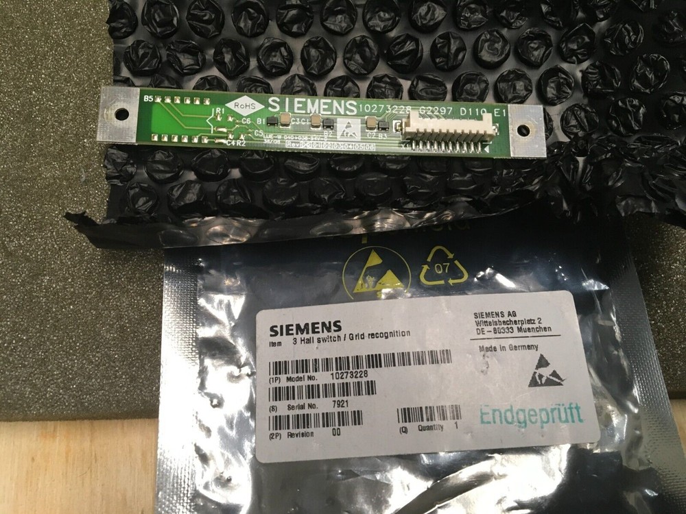 Siemens 10273228 3 HALL SWITCH / GRID RECOGNITION