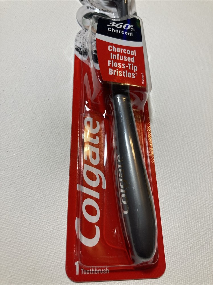 Colgate Toothbrush 360° Charcoal Soft Head Toothbrush